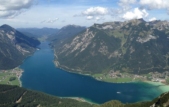 Achensee. Quelle: alpS Gmbh. Development of a long-term hydrological forecast system